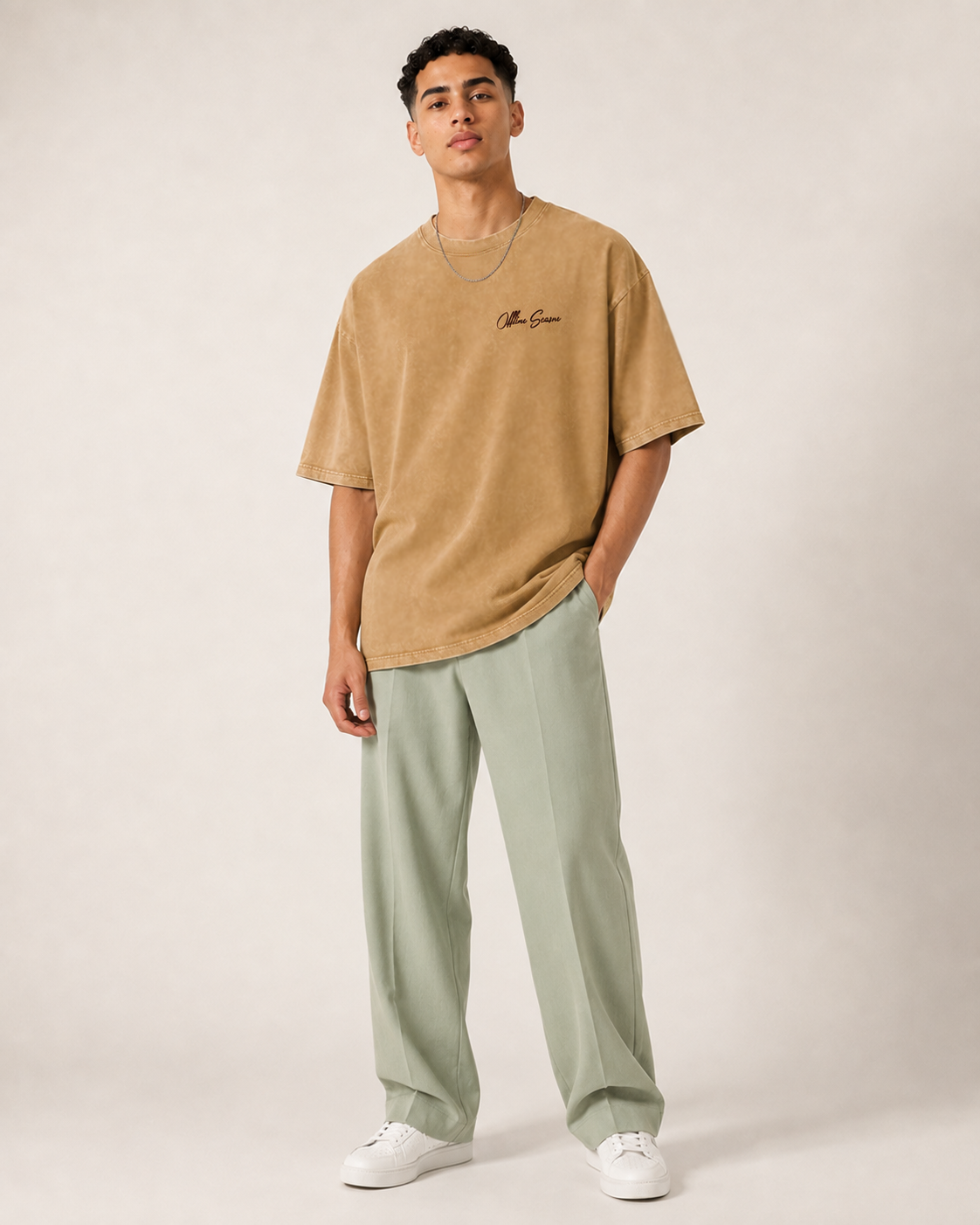 Offline Season Oversized Cotton Tee
