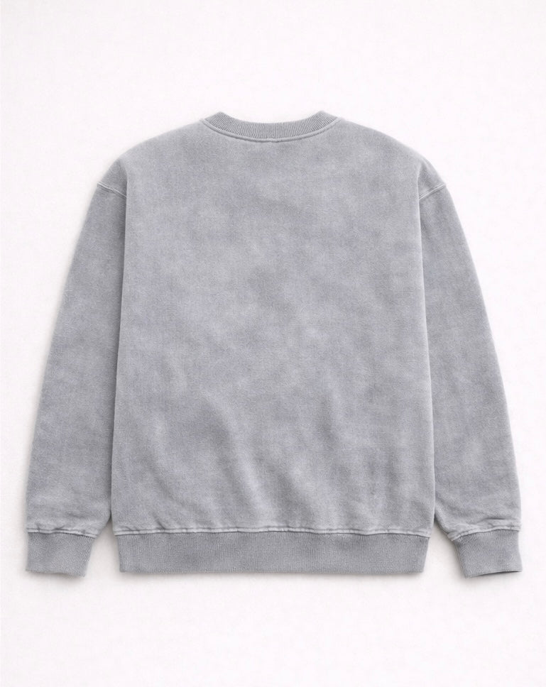 Vintage-treated Oversized Sweatshirt
