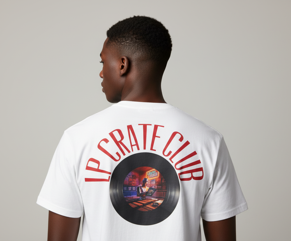 Vinyl Vibes: Record Collector Bot Tee