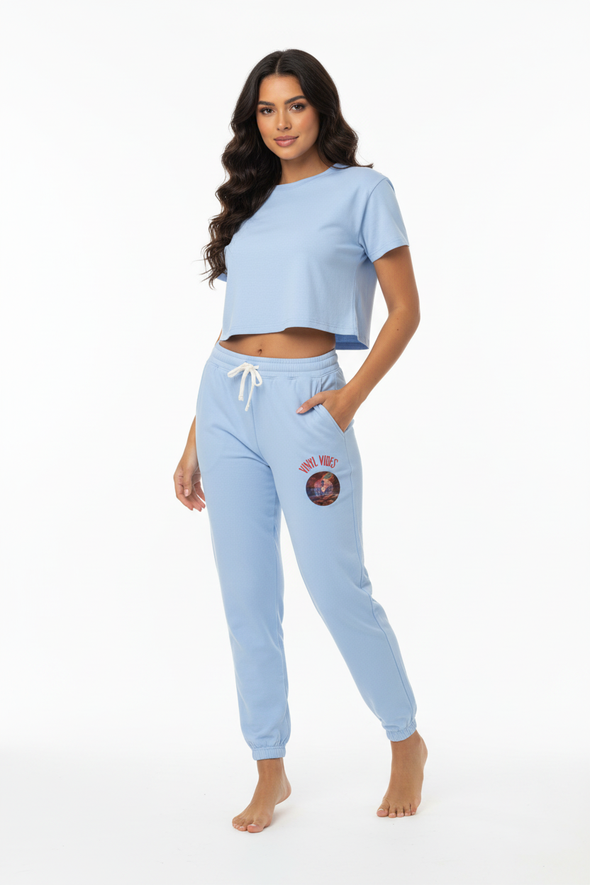 Vinyl Vibes Fleece Sweatpants