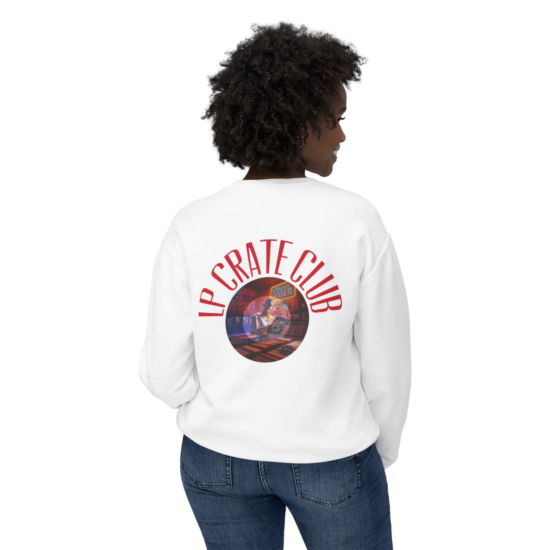 "Robot Meets Vinyl" Crewneck