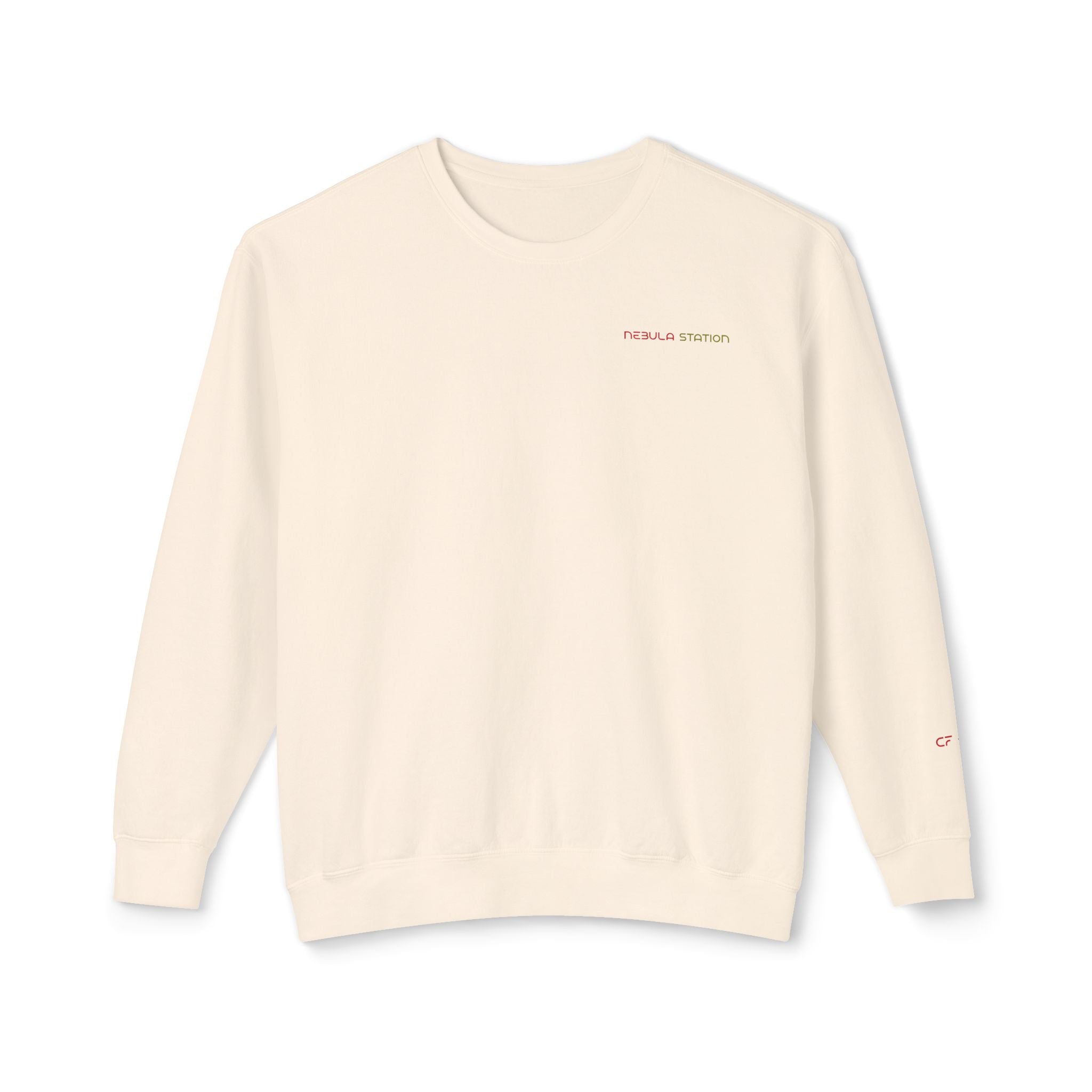 "Red Nebula Landscape" Crewneck