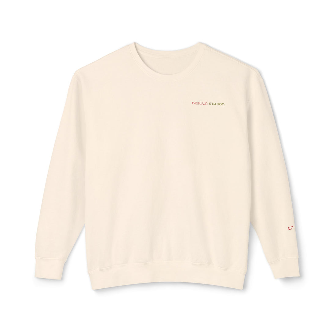 "Red Nebula Landscape" Crewneck