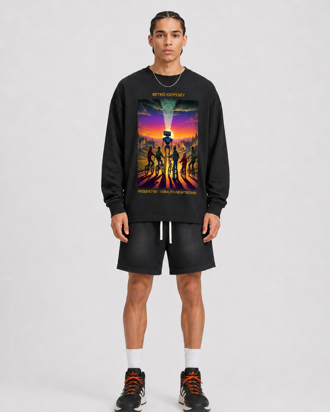 “Retro Odyssey — Frequency 001” Long Sleeve