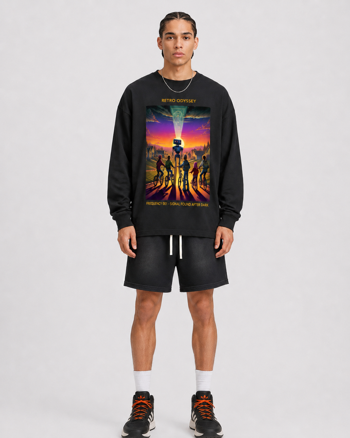 “Retro Odyssey — Frequency 001” Long Sleeve