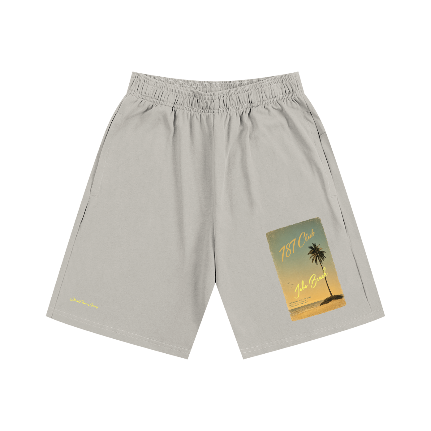"787 Club" Heavyweight Cotton Shorts