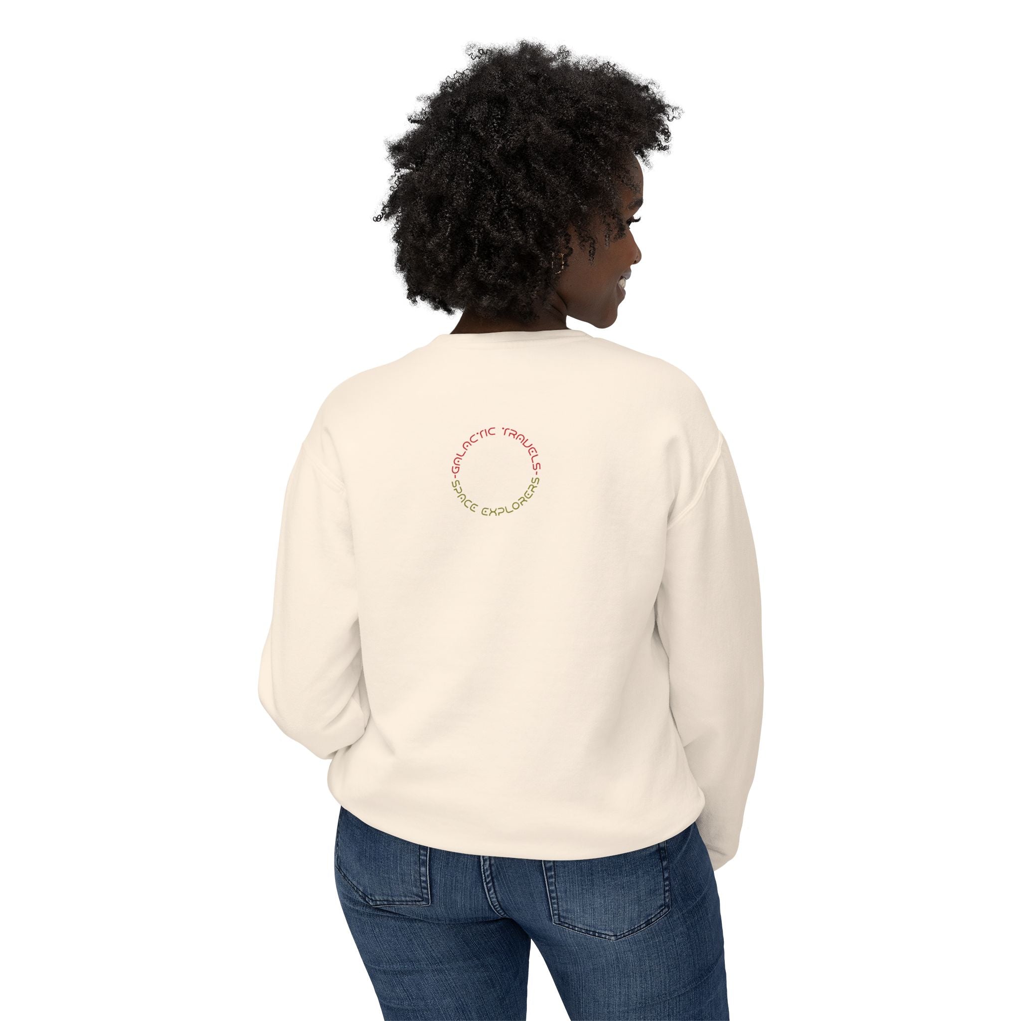 "Red Nebula Landscape" Crewneck