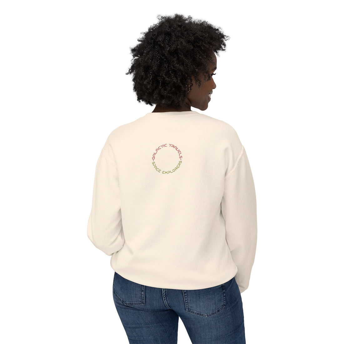 "Red Nebula Landscape" Crewneck