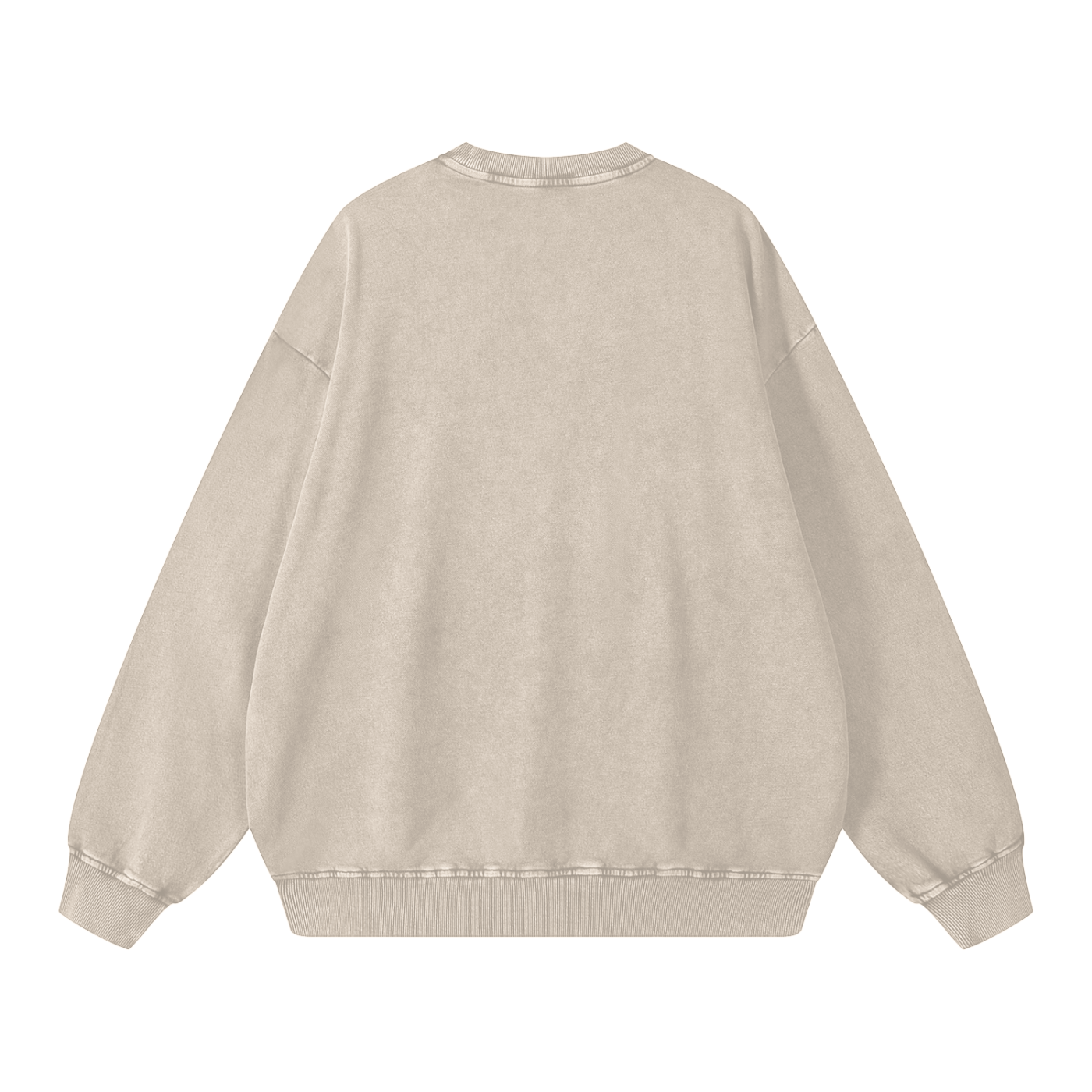 Vintage-treated Oversized Sweatshirt