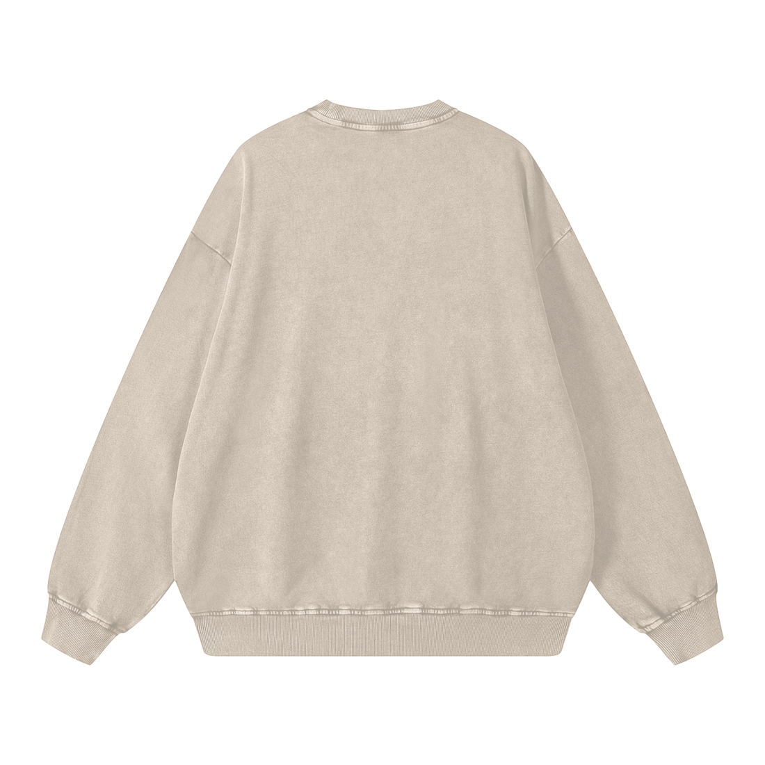 Vintage-treated Oversized Sweatshirt