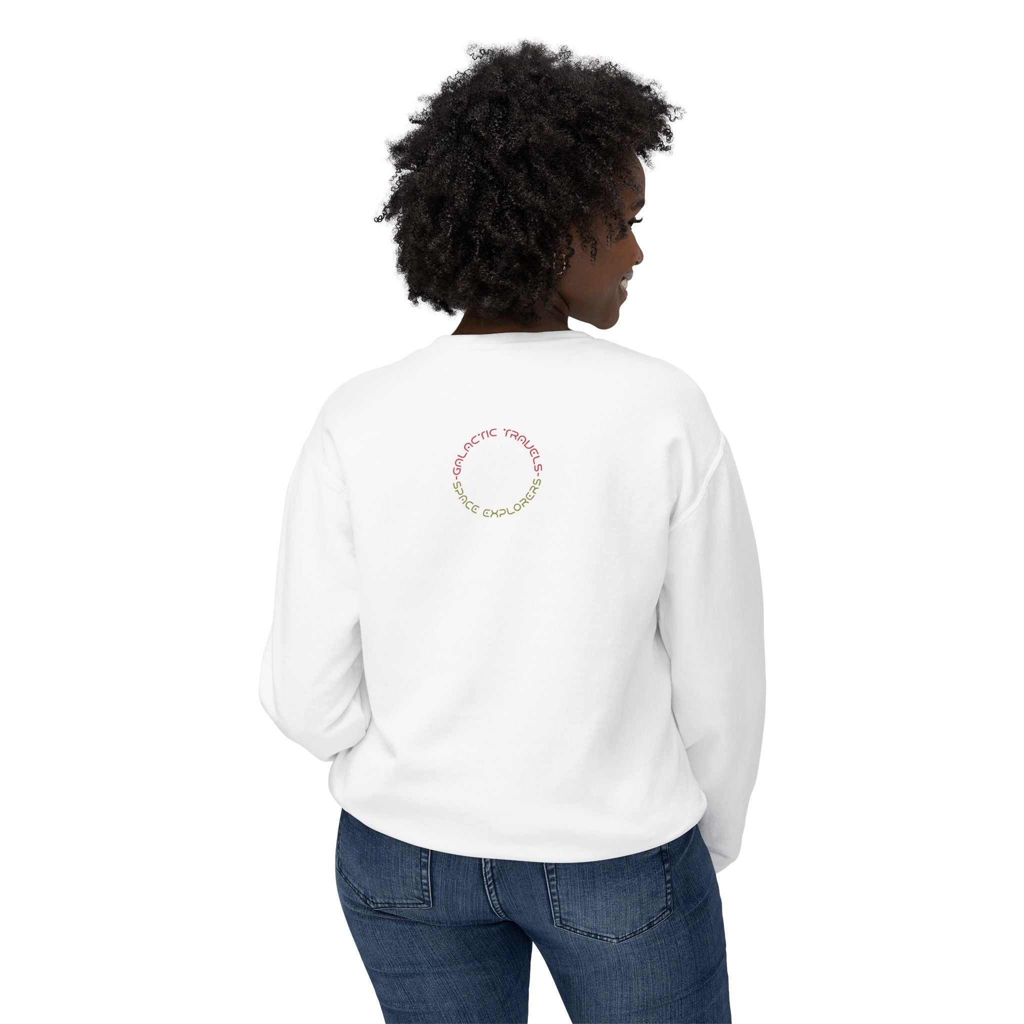 "Red Nebula Landscape" Crewneck