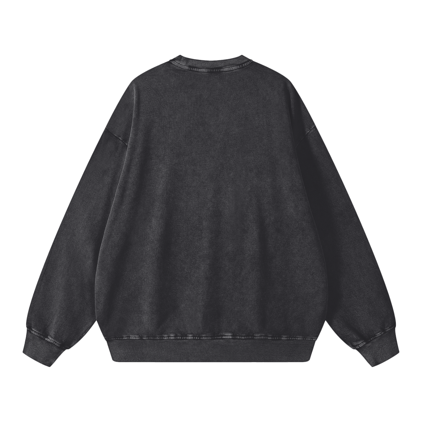 Vintage-treated Oversized Sweatshirt