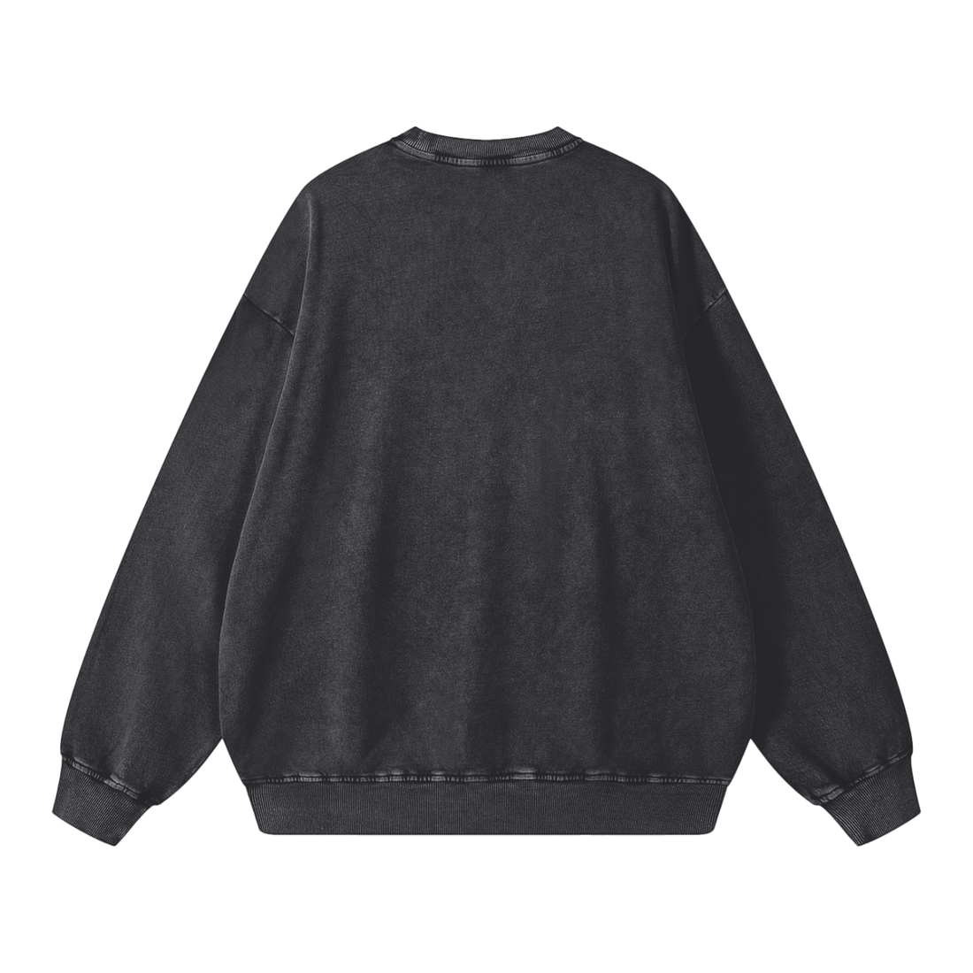 Vintage-treated Oversized Sweatshirt