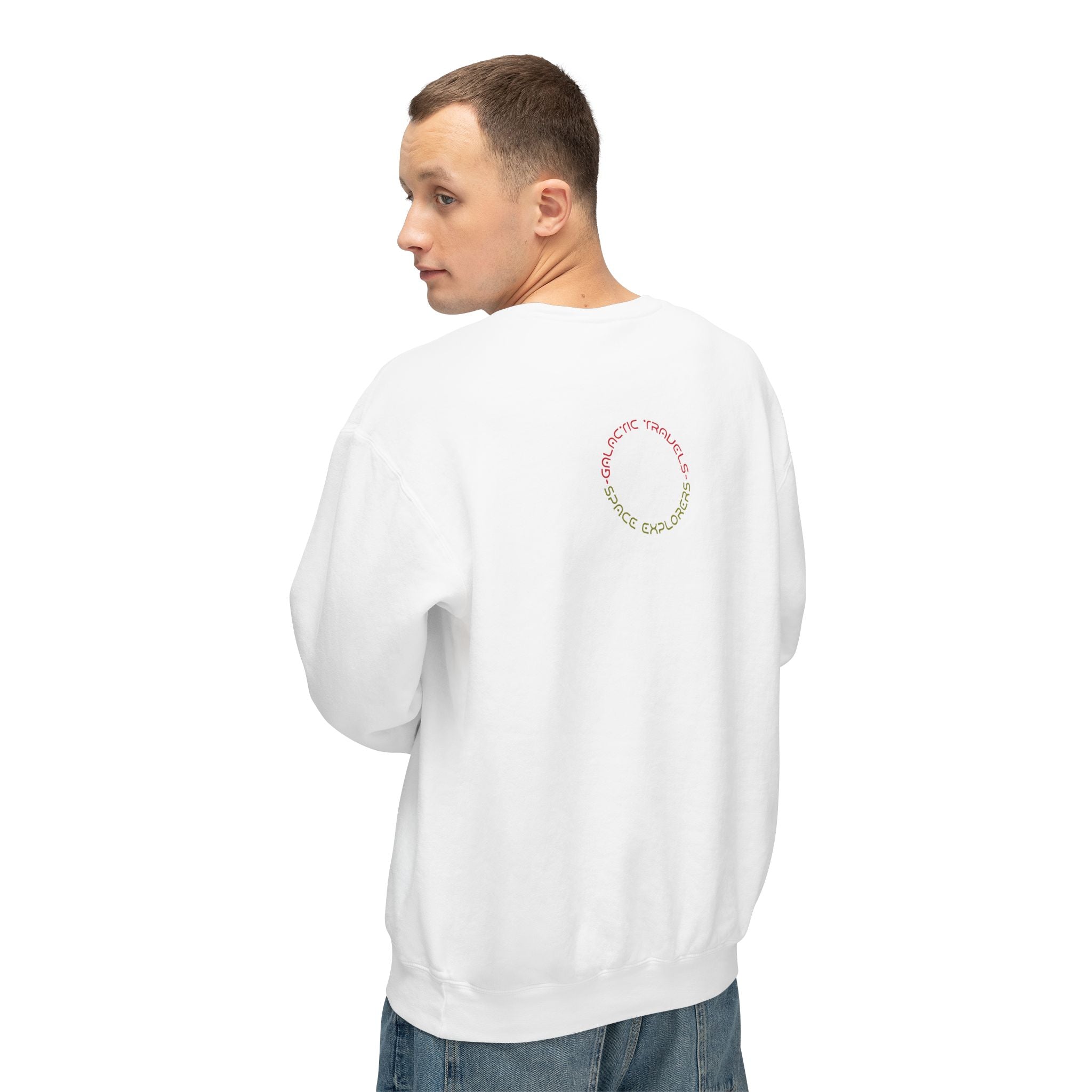 "Red Nebula Landscape" Crewneck