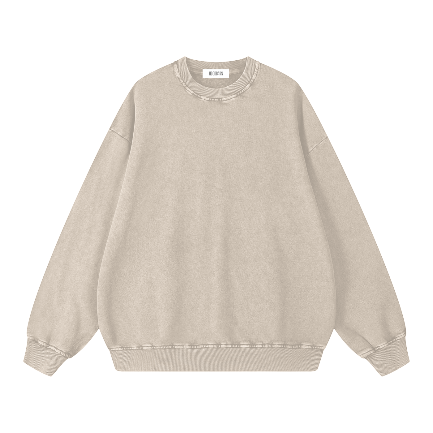 Vintage-treated Oversized Sweatshirt