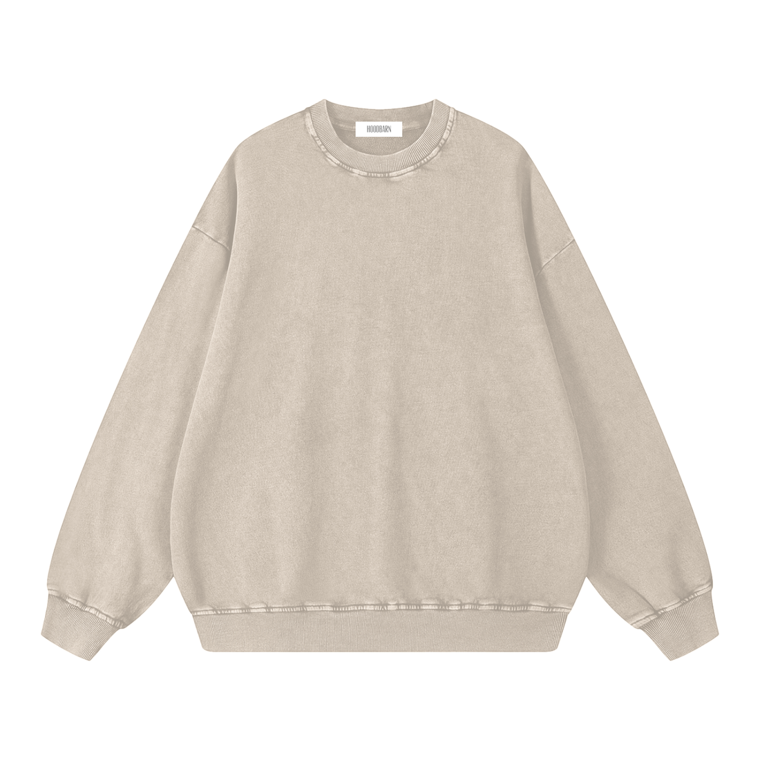 Vintage-treated Oversized Sweatshirt