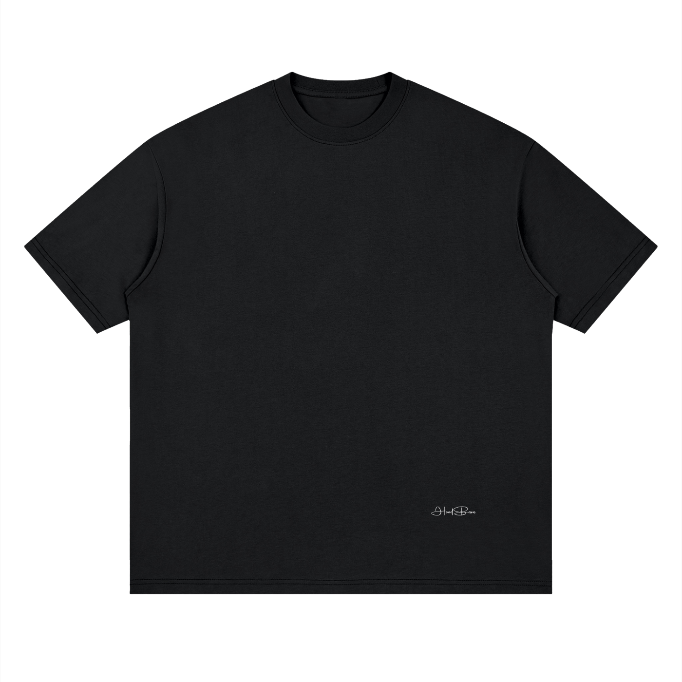 “Patience Is A Principle” Oversized Black Tee