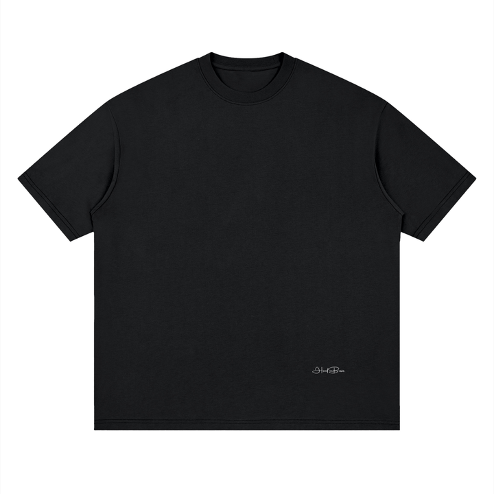 “Patience Is A Principle” Oversized Black Tee