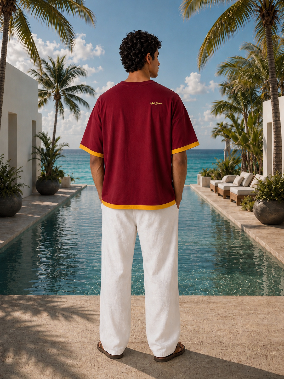 Puerto Rico Sunset" Boxy Tee