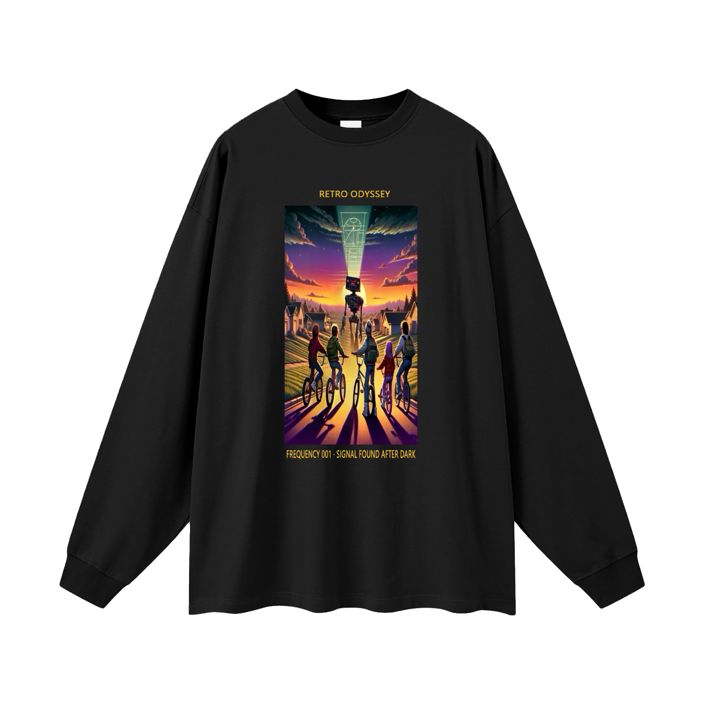 “Retro Odyssey — Frequency 001” Long Sleeve