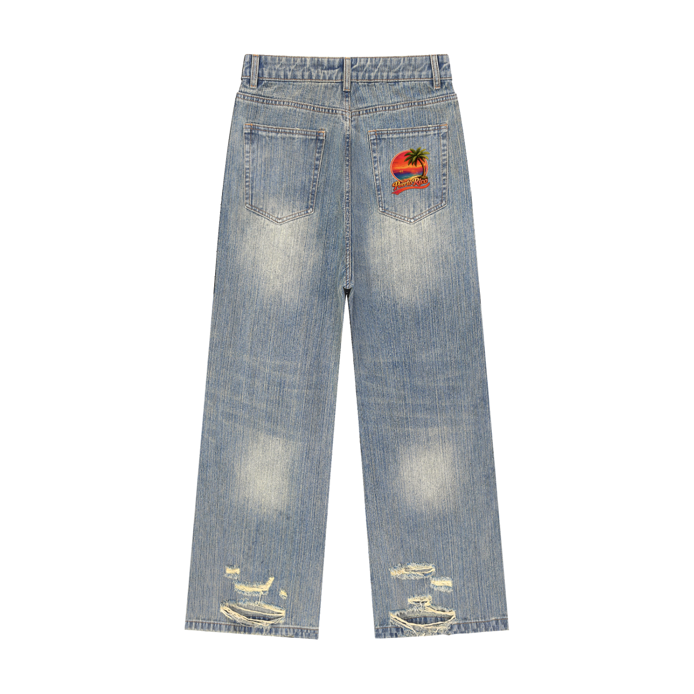 Don't Hate, Skate — Sunset Dreaming" Vintage Denim