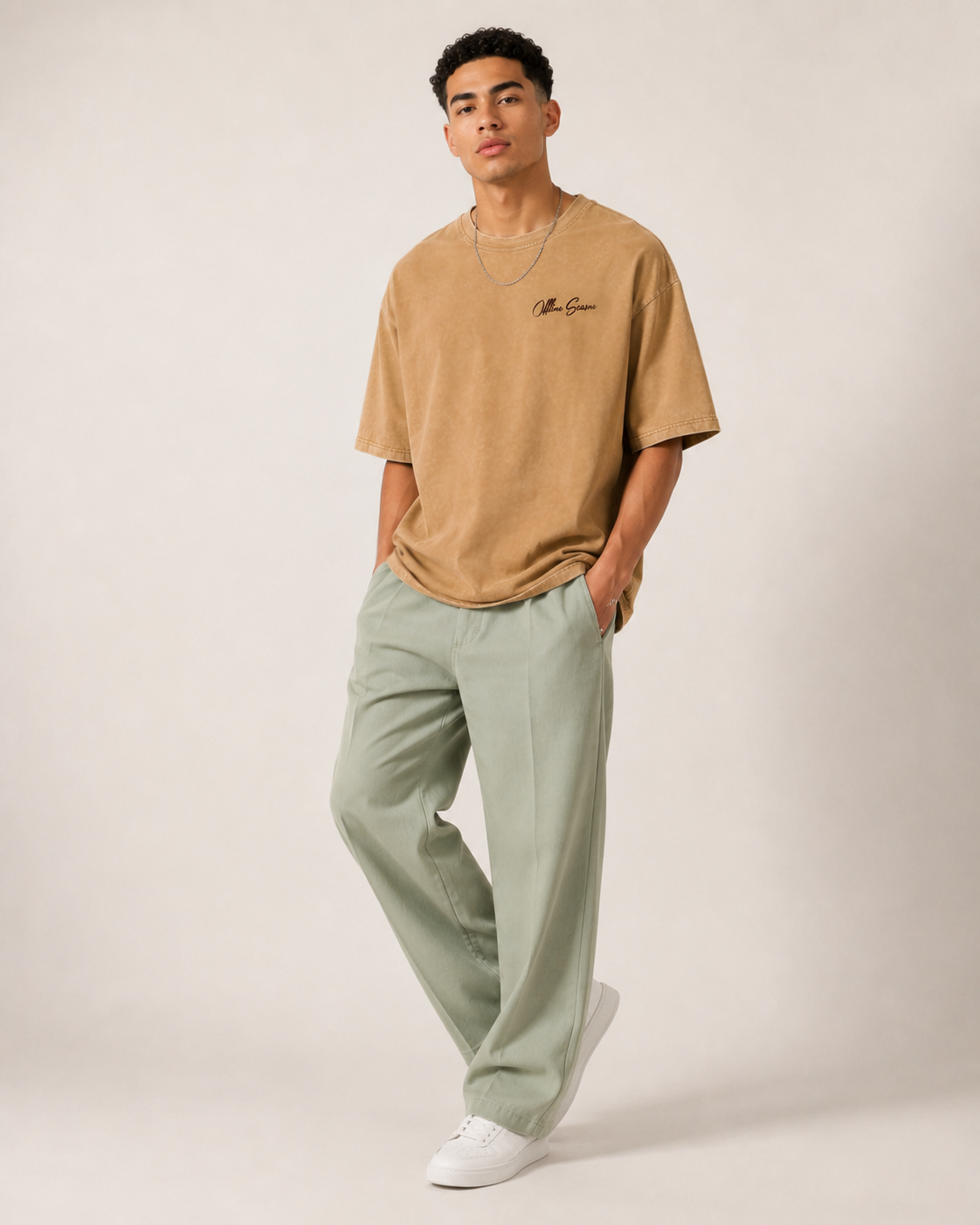 Offline Season Oversized Cotton Tee