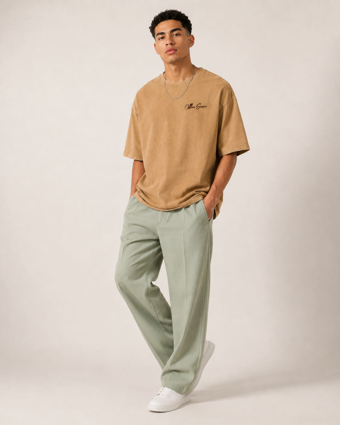 Offline Season Oversized Cotton Tee