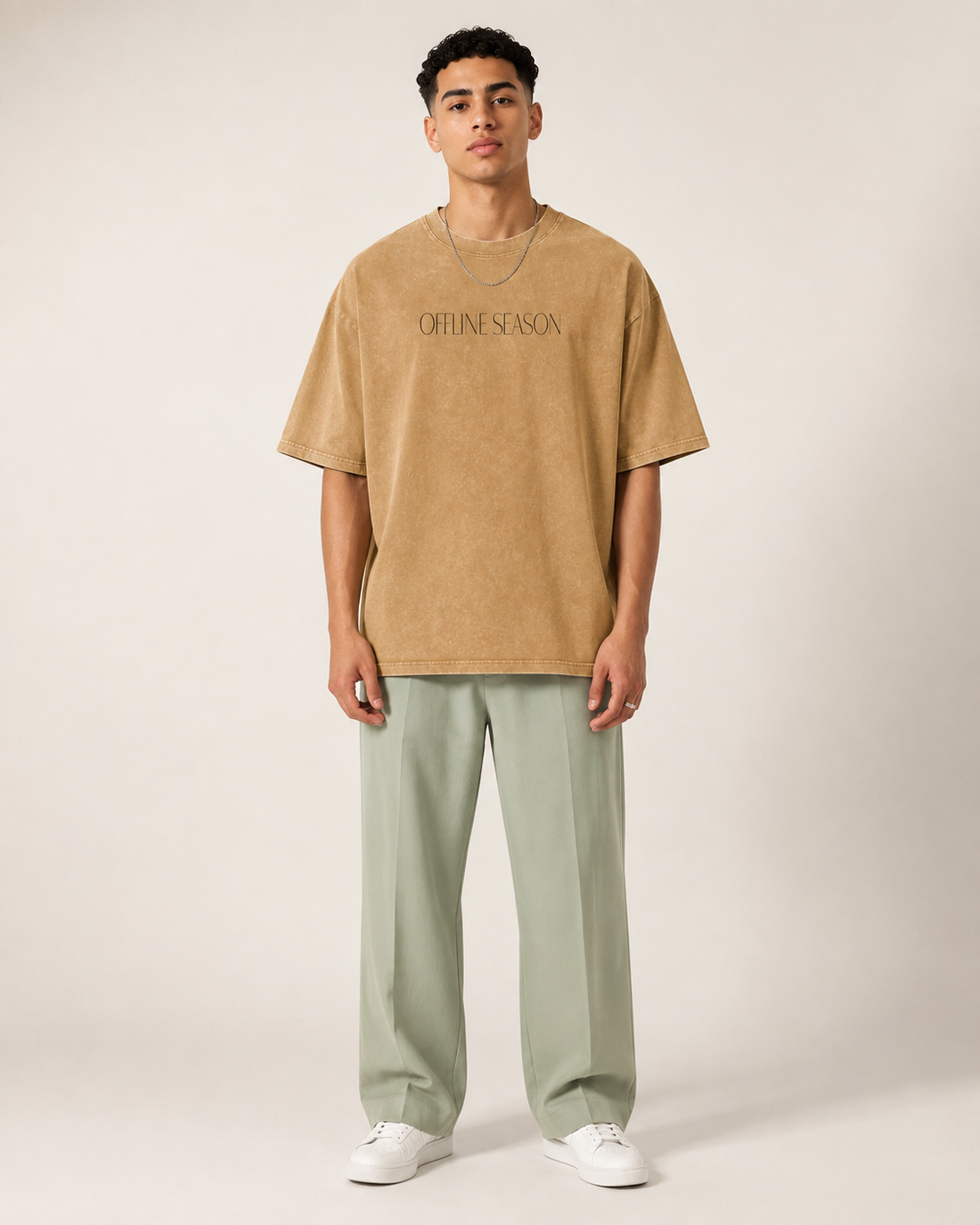 Offline Season Oversized Cotton Tee