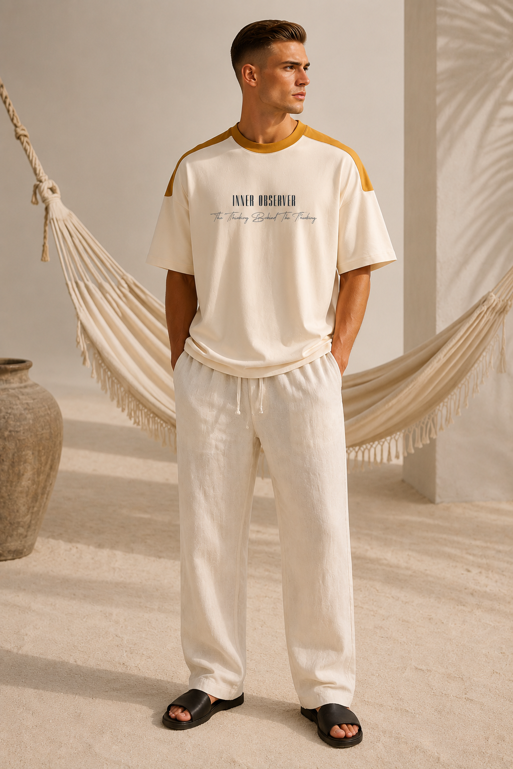 “Inner Observer” Color Block Tee
