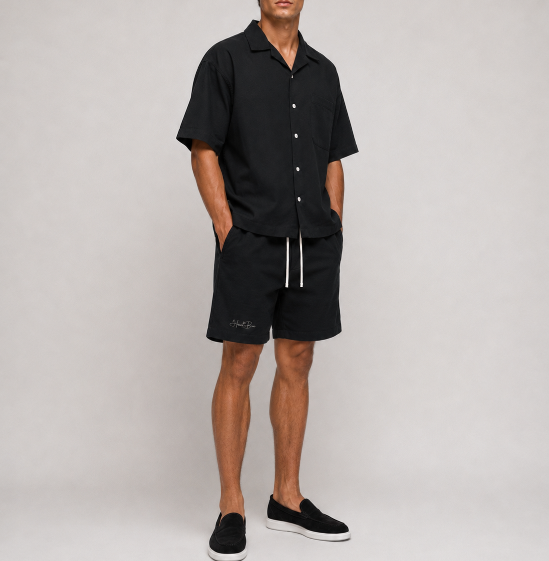 Essentials Cotton-Blend Shorts