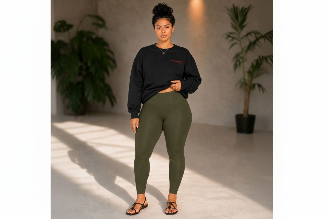 "Bare Minimum" High-Rise Leggings