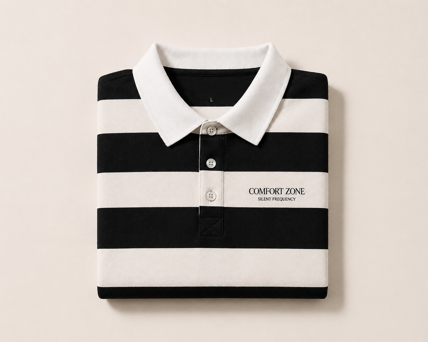 "Comfort Zone" Striped Polo