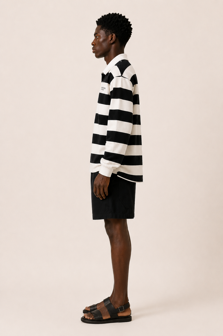 "Comfort Zone" Striped Polo