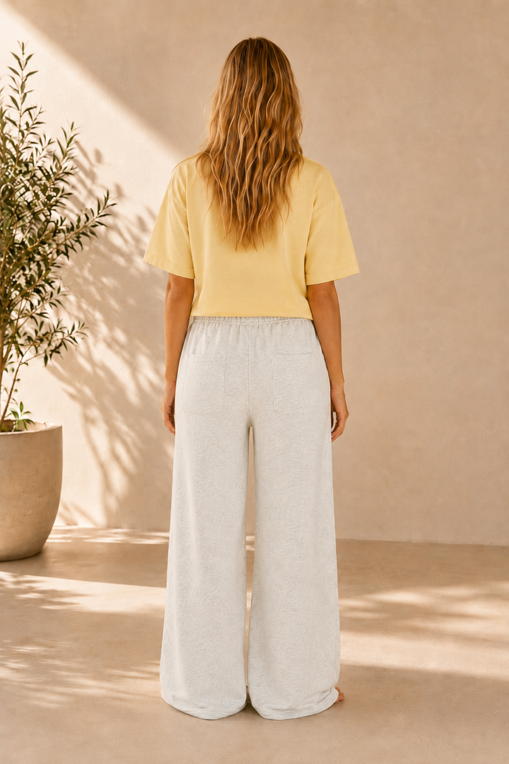 “Your Natural Rhythm” Wide-Leg Sweatpants