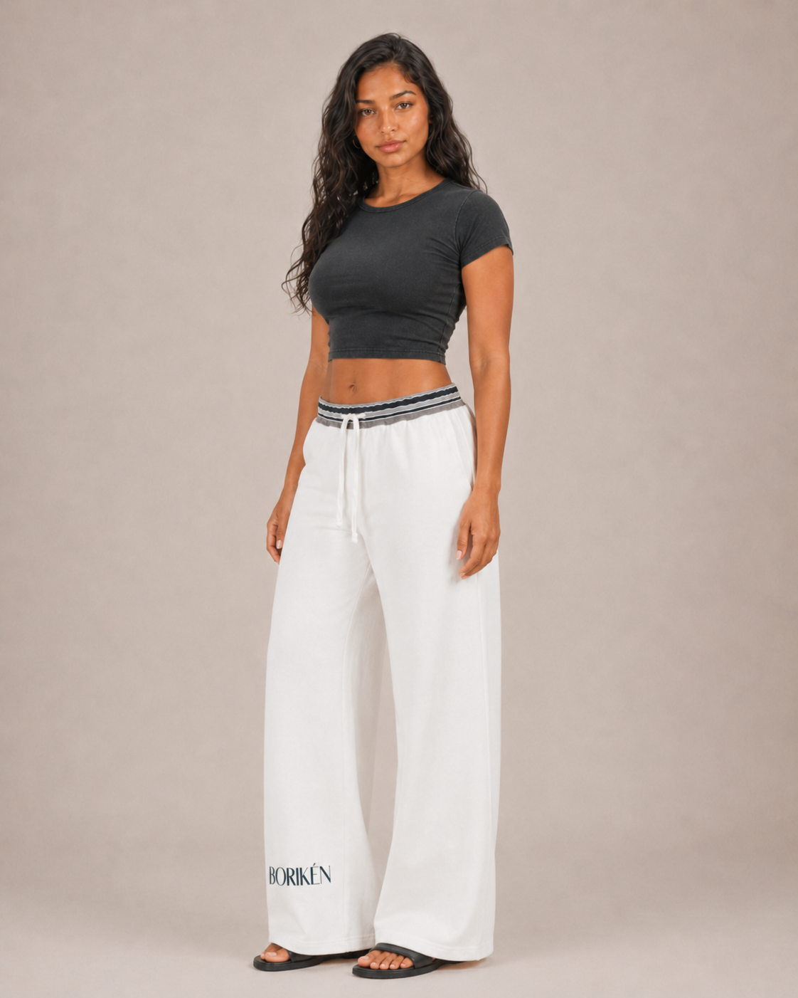 "Borikén" Wide-Leg Pants