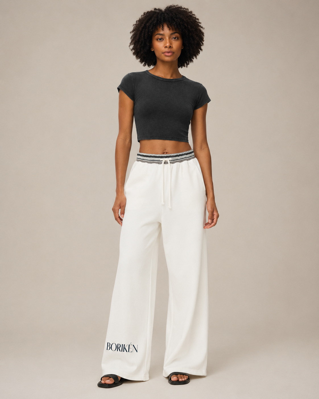 "Borikén" Wide-Leg Pants