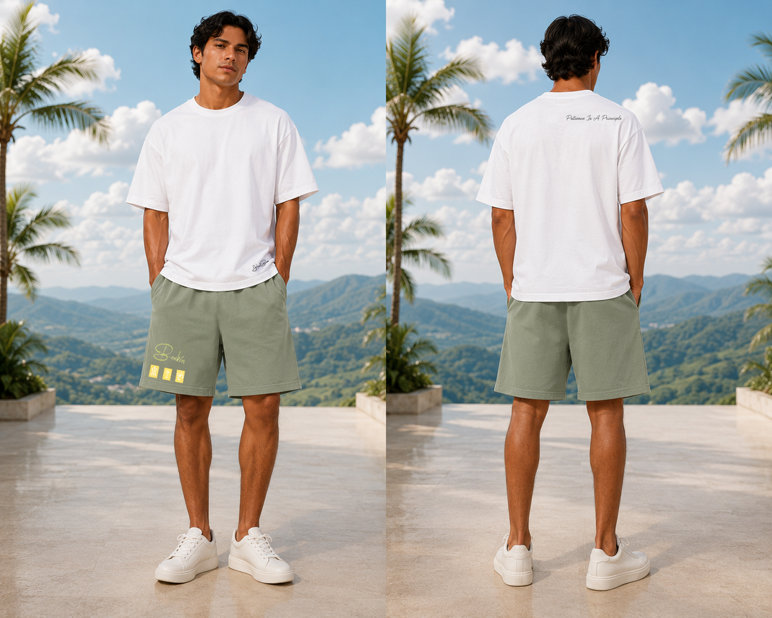 Patience Is A Principle Oversized White Tee