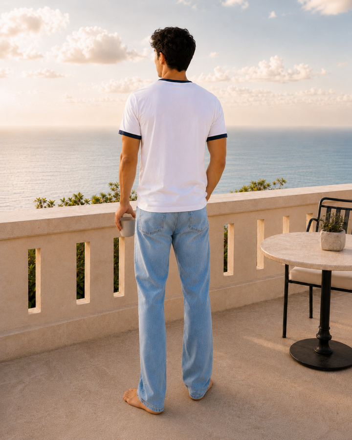 "San Juan" Crest Ringer Tee