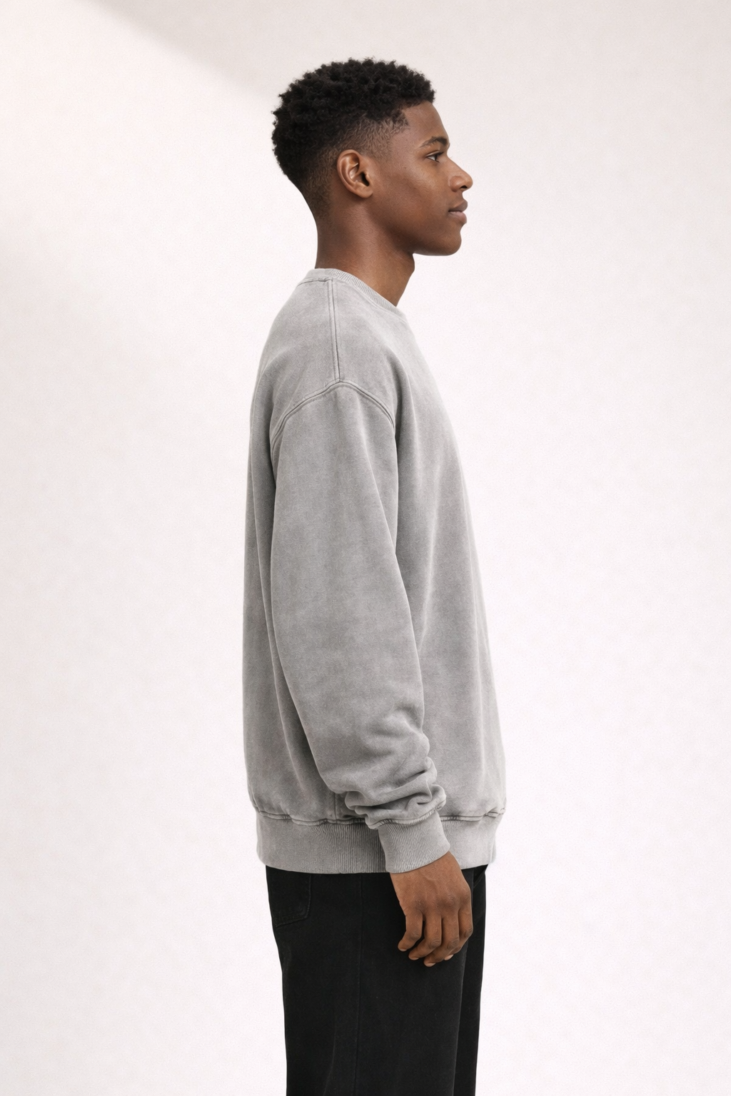 Vintage-treated Oversized Sweatshirt