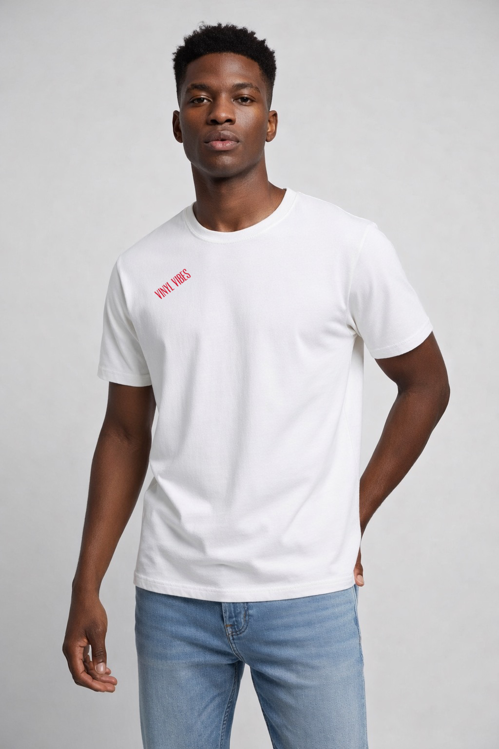 Vinyl Vibes: Record Collector Bot Tee