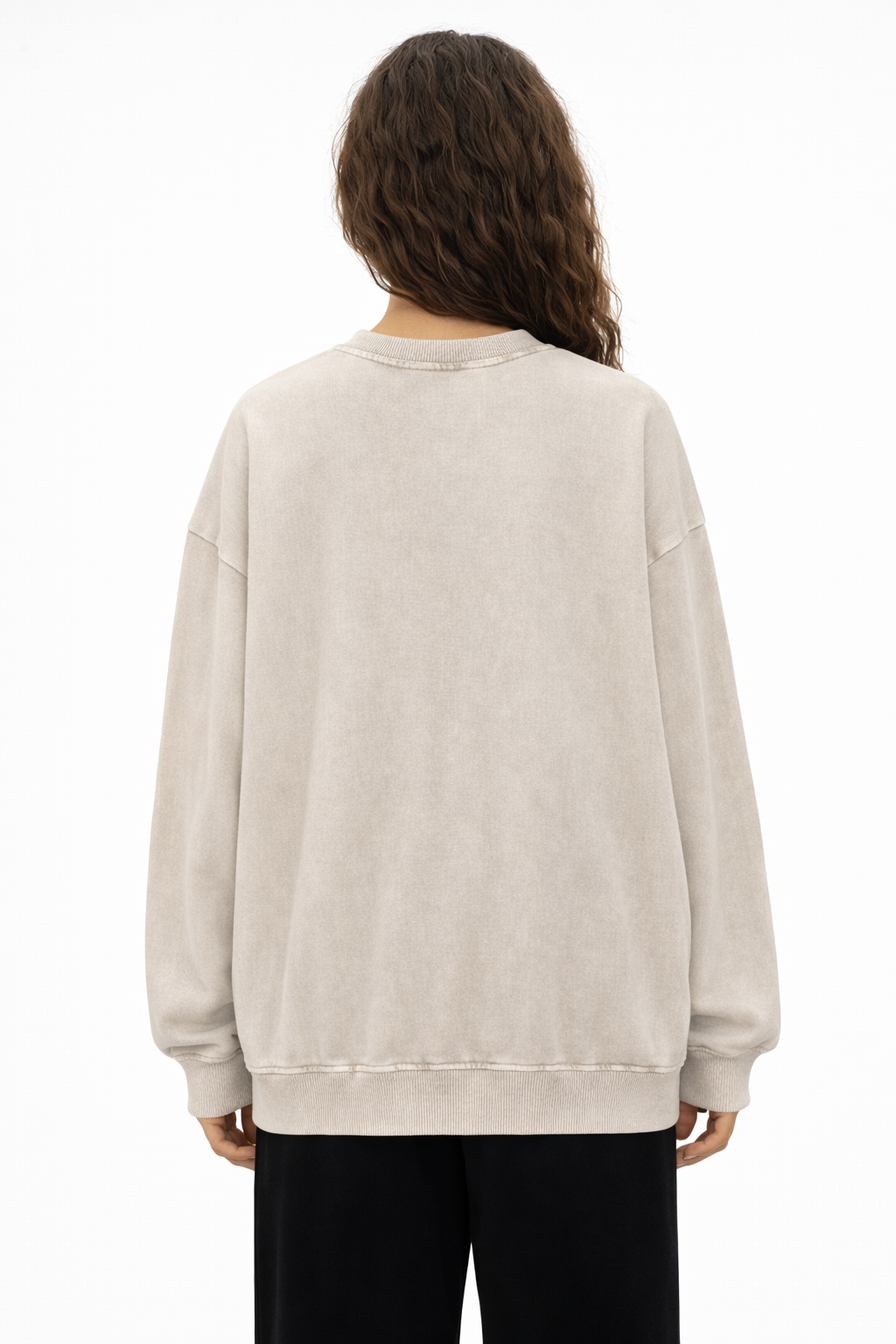 Vintage-treated Oversized Sweatshirt
