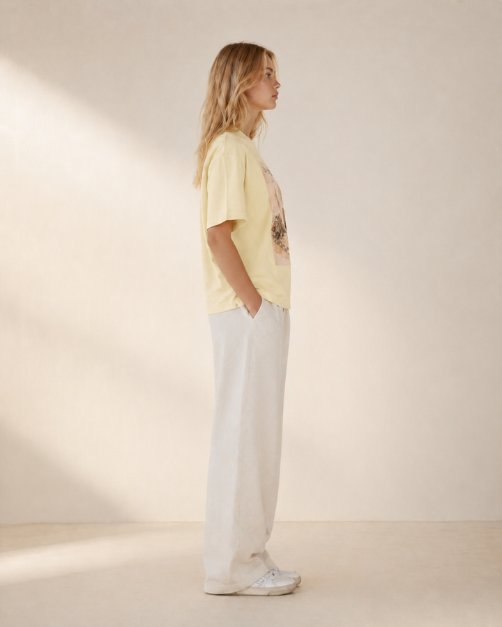 Slow Is Steady Cotton Boxy Tee