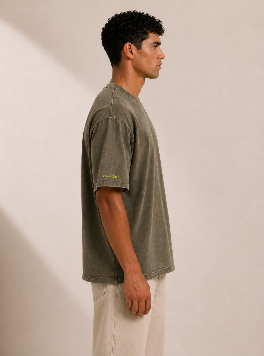 Puerto Rico Vintage Beach Tee, Oversized Cotton T-Shirt