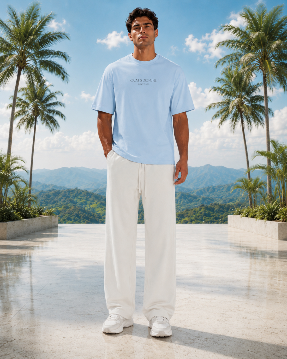 "Calm Is Discipline" Heavyweight Tee