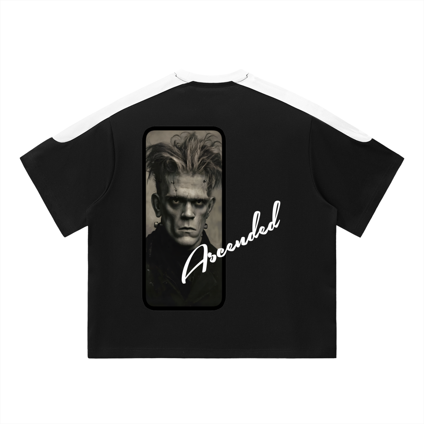 "Ascended" Color Block Oversized Tee