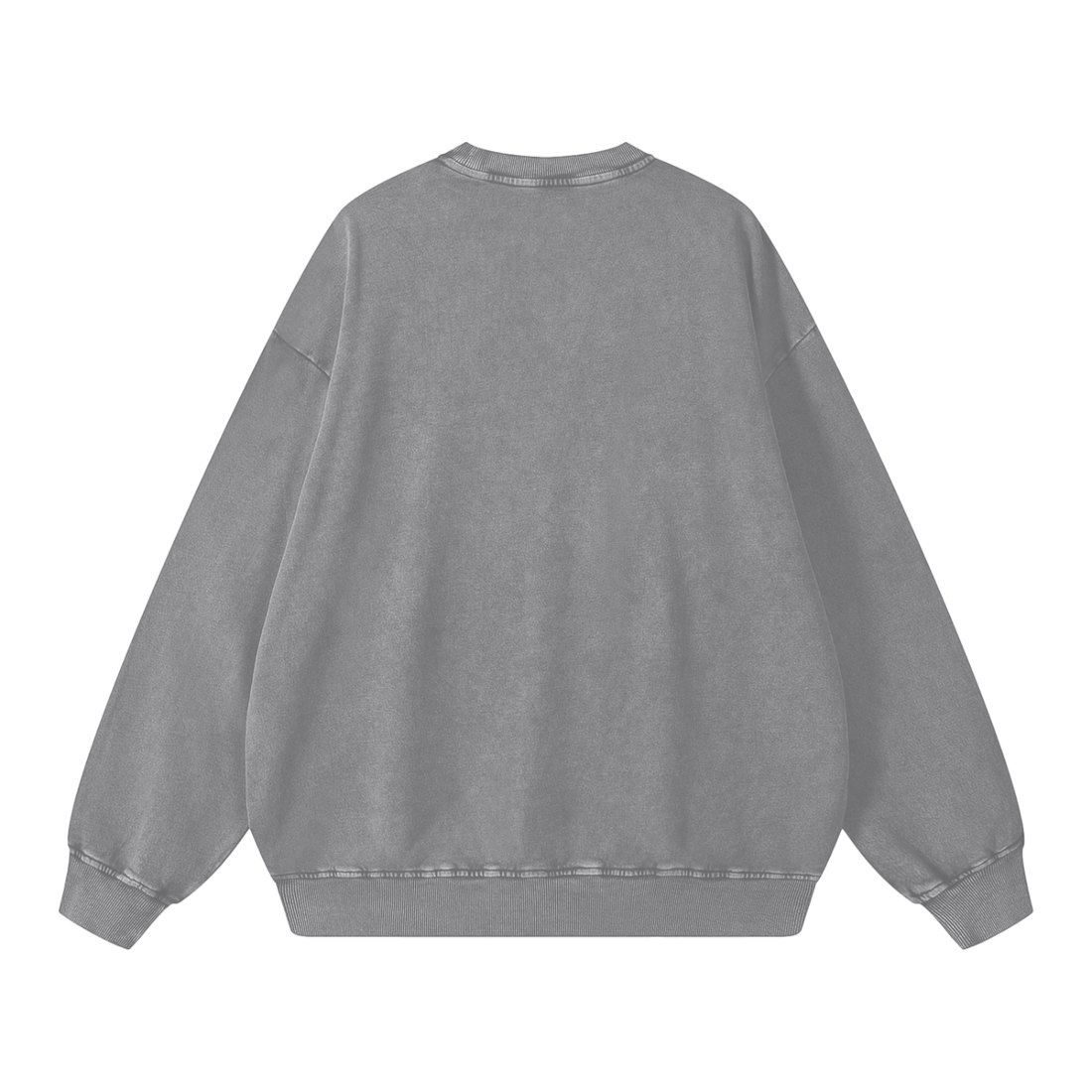 Vintage-treated Oversized Sweatshirt