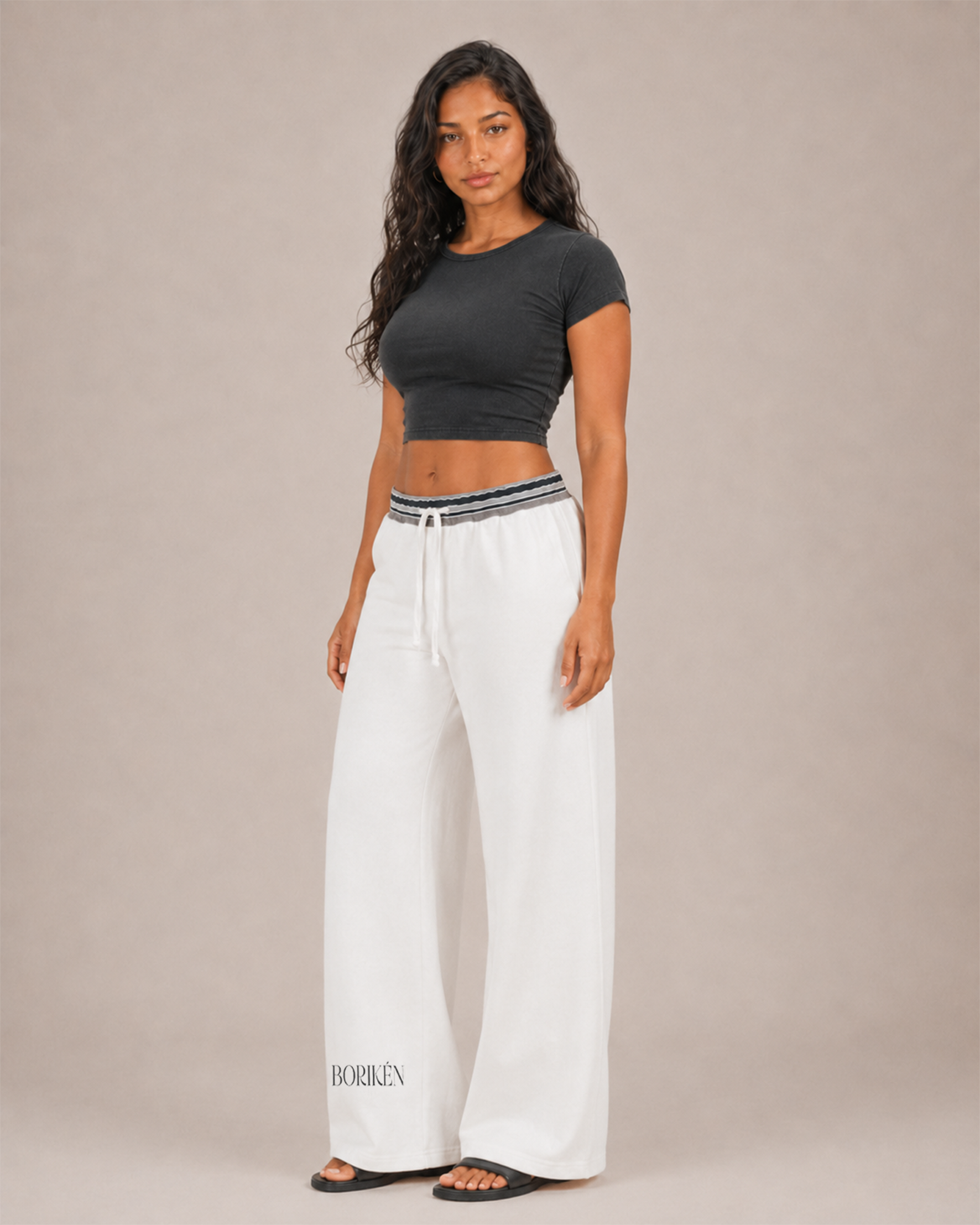 "Borikén" Wide-Leg Pants