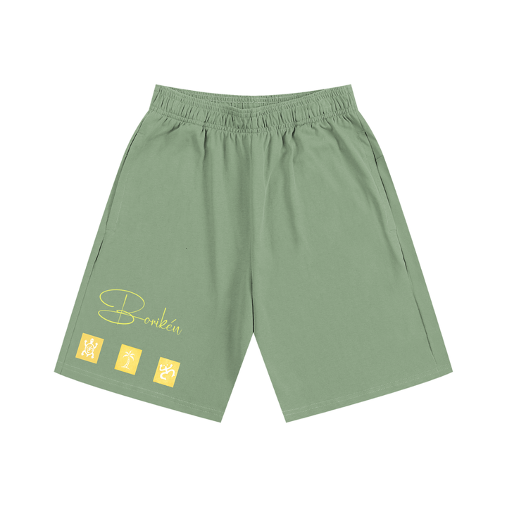 "Borikén" Heavyweight Cotton Shorts