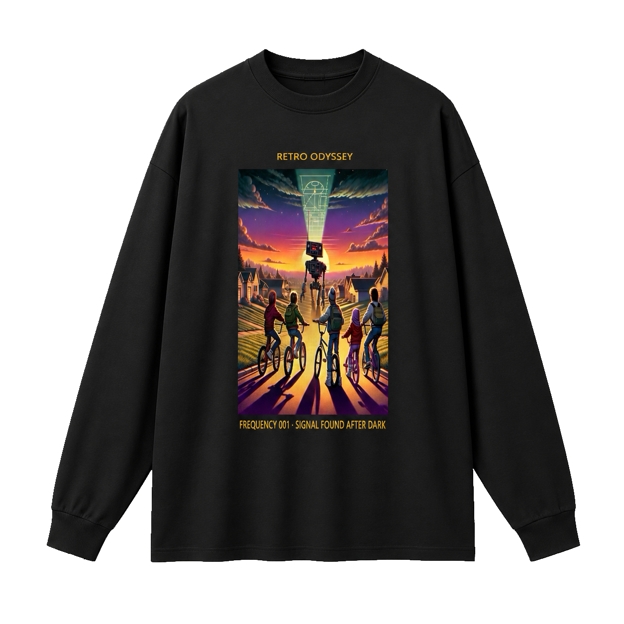 “Retro Odyssey — Frequency 001” Long Sleeve