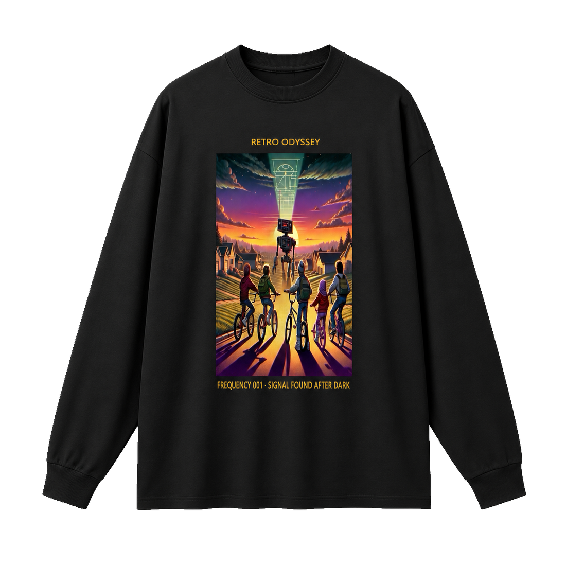 “Retro Odyssey — Frequency 001” Long Sleeve